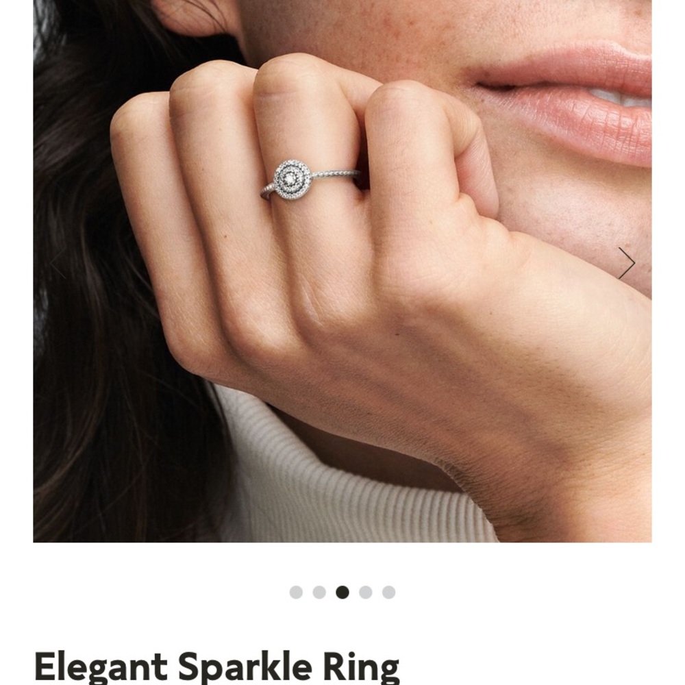 Pandora Elegant Sparkle Ring size 7